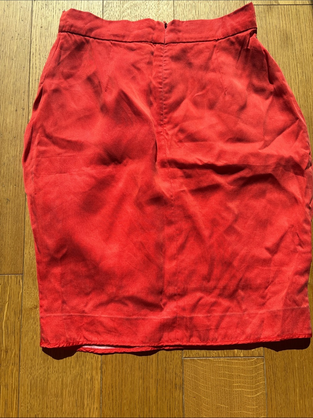 Orange Draped Pencil Skirt - By Malene Birger - Picture 4 of 7